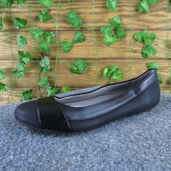 LifeStride Women Sizzle Driving Moccasins Black Synthetic Sz 8 Gently Used 2025 - Picture 1 of 6